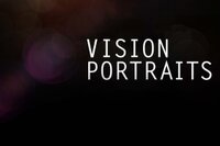 Image shows dark background with VISION PORTRAITS in white letters.